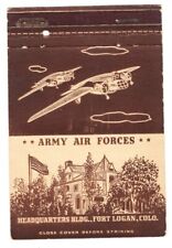 Matchbook: Army Air Forces - Ft. Logan, Colorado  picture