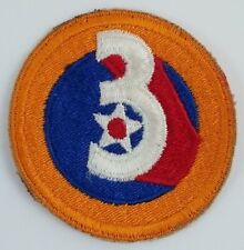 Vintage WWII US Army Air Corps Patch - 3rd Air Force picture