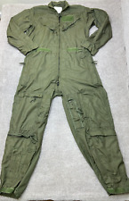 VINTAGE Military Coveralls Flyers Vietnam War Size 42 Fire Resistant Summer 1973 picture