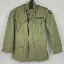 M-65 1960's Vietnam Era US Army Cold Weather Field Coat Jacket Size Small Long picture