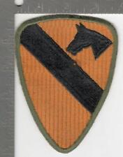 Very Rare Ribbed Weave WW 2 US Army 1st Cavalry Division Patch Inv# K0090 picture