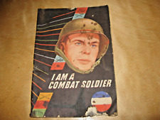 Vintage 1940's Combat Soldier booklet picture