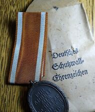Original German Westwall West Wall Medal Schutzwall Ehrenzeichen w/ribbon + pack picture