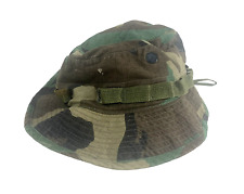 US Military Type III Boonie Sun Hat BDU Woodland M&B size 7 1/8