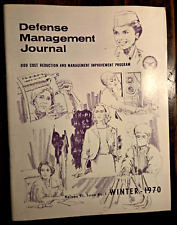 Vintage Department of Defense Management Journal Winter 1970 Women featured USA picture