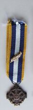 Greece - greek military merit first class miniature medal (rare) militaria picture