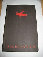 Old German original Book from pilot Manfred v Richthofen Rote Baron antique book picture