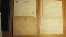 4 WW1 LETTERS AEF SOLDIER IN 101ST INFANTRY 26TH DIVISION DSC picture