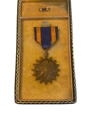 Eagle w/Lightning Bolts WW2 US Military Army Air Corp Medal With Pin In Case Vtg picture