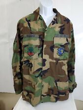 US Air Force Camo Shirt/Jacket Size Lg X-Long Military Clothes Uniform  picture