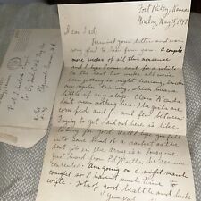 1942 WWII Letter from Fort Riley Kansas Private: Getting Laid Like Seeking Gold picture
