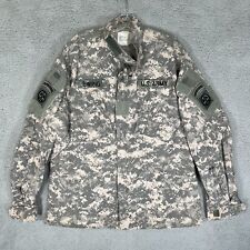 US Army Combat Uniform Coat Large Long Digital Camo Flame Resistant Cargo ACU picture