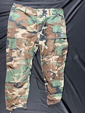 Army Vintage Military Pants Woodland M81 Combat Trousers Tactical Xlarge Regular picture