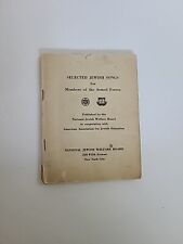 WWII Era 1943 Selected Jewish Songs for Members of the Armed Forces Book picture