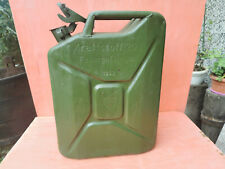 OLD VINTAGE GDR WEHRMACHT MILITARY JERRY CAN GAS FUEL CONTEINER WWII WW2 1943s picture