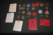 Vintage old medals of the USSR.Signs badges -political -War Russia picture
