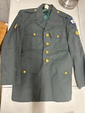 vintage US Army Mens Militay Dress Coat 38S picture