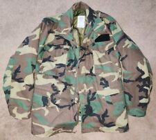 US Military Medium Reg M65 Woodland Camo Field Jacket Coat Cold Weather Liner M picture