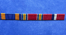 WWII WW2 US Three Ribbon Bar Set (Air Medal, WWII Victory, Philippine) A270 picture