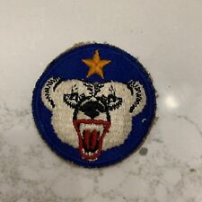 Vintage US Army WWII Alaska Defense Command Polar Bear Patch picture