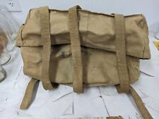 Vintage WWII US Army Military Deployment Canvas Duffle Bag WW2 picture