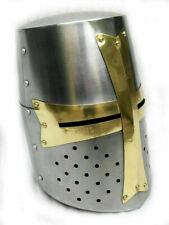  Details about  Medieval Knight Armor Crusader Templar Helmet Helm with Mason's  picture