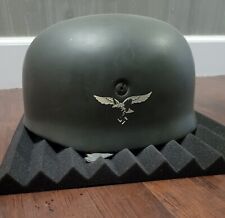 WW2 German Paratrooper Steel Helmet In Perfect Condition picture