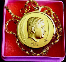 Iraqi-Iraq 1981 Saddam Hussein Golden Medal, Made By Bertoni-Milano, Rare, صدام picture