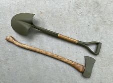 US ARMY MILITARY VEHICLE SHOVEL & AXE - MATCHING SET - WILLYS JEEP MB FORD GPW picture