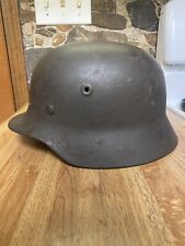Original WW2 German M40 Helmet Quist64 Original Paint picture