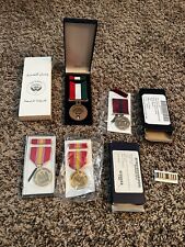 MILITARY - SW ASIA RIBBON, MARINE GOOD CONDUCT, NATIONAL DEFENSE MEDAL SETS picture