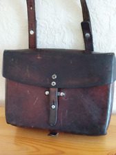 Swiss Army Leather Officer Shoulder Bag 1975. Swiss Army Card Bag. H. Rihs 1975 picture
