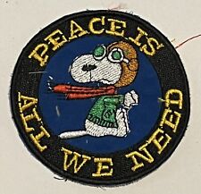 PEACE is All We NEED - Patch - SNOOPY - 21st TASS - USAF - Vietnam War picture