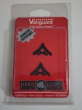 Vanguard MARINE CORPS CHEVRON: LANCE CORPORAL - BLACK METAL, SOLID BRASS picture