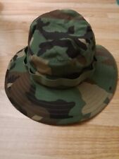 Original GI Issued M81 Woodland Boonie Hat - Large 7 1/2 - Unissued picture