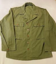 Original WW2 US Jacket HBT O.D. Shade 7 Special, dated 1943 picture