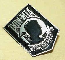 POW PIN MIA YOU ARE NOT FORGOTTEN PRISONER OF WAR MISSING IN ACTION LAPEL HAT. picture