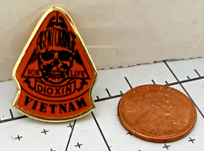 Vietnam Veteran Agent Orange Hat Pin / Lapel Pin, Dioxin for Life picture