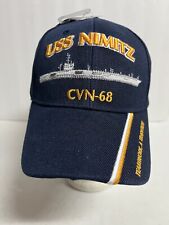 U.S. Navy USS Nimitz CVN-68 Embroidered 3-D Cap Hat Teamwork Tradition Blue NEW picture