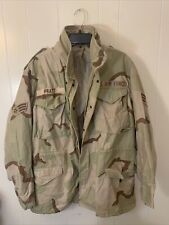 Military Cold Weather Class 4 Desert Camo Field Jacket Coat Size Medium Regular picture