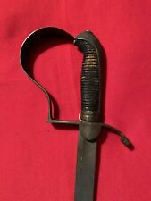 1848 Saber Sword w/double Etched wide Fuller Blade-Dove Pommel P-Guard Hilt-RARE picture