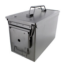 Ammo Case – Military & Army Solid Steel Holder Box for Long-Term Ammo Storage picture
