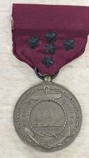 Vintage US NAVY GOOD CONDUCT MEDAL  FIDELITY ZEAL OBEDIENCE with 5 Battle Stars picture