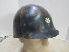 US Navy WW2 M1 Helmet Liner Firestone Mfg. CRACKS IN RIM & TEARS IN SUSPENSION picture