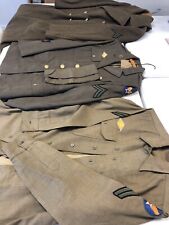 WWII US Army Air Corps 5 Pieces Hat, Tie, Shirt & 2 Jacket Including Long Winter picture
