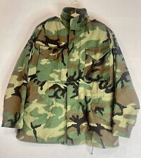 GOLDEN MFG. Co MENS MILITARY CAMO FIELD WOODLAND COLD WEATHER JACKET SZ MEDIUM picture