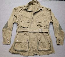 SEMS Inc. Parachute Jumper Coat Army Military Jacket 44R Brown picture