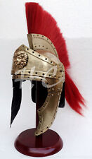 Medieval Viking Roman Armor Helmet King Leonidas 300 Spartan Armour Helmet Brass picture