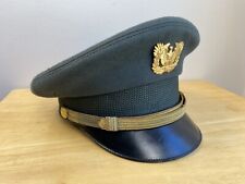 Vtg US Army Officer Wool  Dress Hat Military Cap Size 6-3/4 WO John A. Welles picture