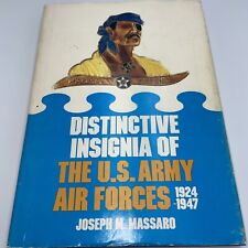 Distinctive Insignia of The US Army Air Forces 1924-1947 HB Book Massaro w/DJkt picture